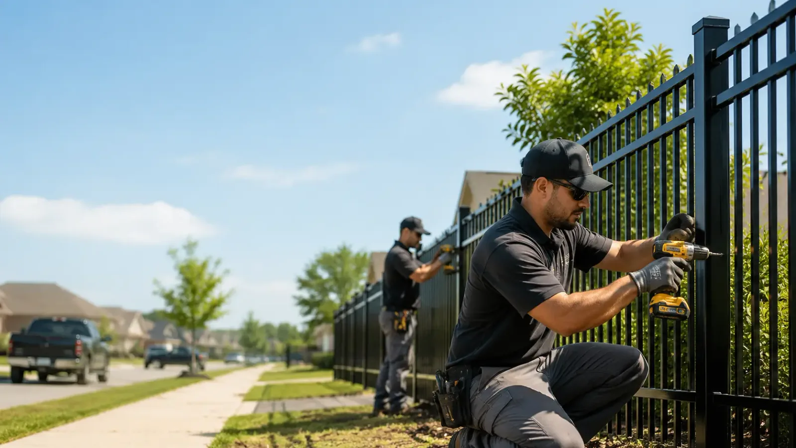 Metal Fence Installation in Brentwood, MD